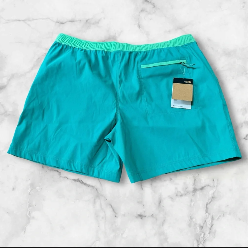 The North Face Class V Pull On Teal/Green Shorts - Men's Size XXL - NWT‎